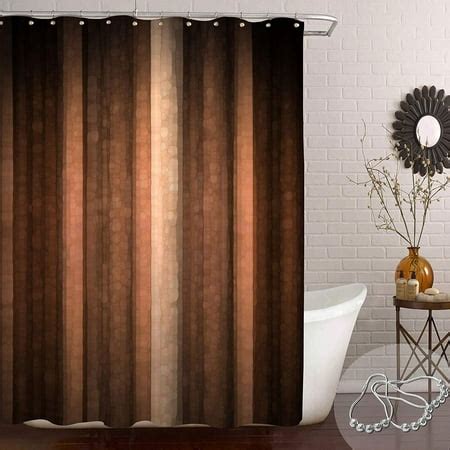 HTOOQ Extra Long Shower Curtain 96 Inch Length, Tall Black Grey Shower ...