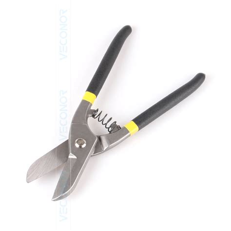 10 Inch Sheet Metal Cutting Shears Tin Snips Scissors Straight Handle ...