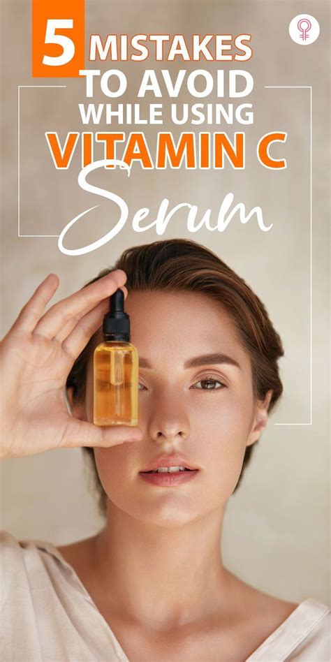 5 Mistakes To Avoid While Using A Vitamin C Serum | Skin care routine ...