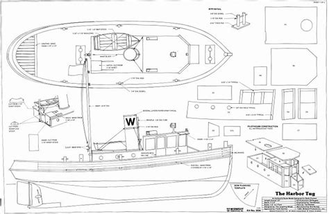 THE HARBOR TUG Plans Free Download - AeroFred.com - Download and Share ...