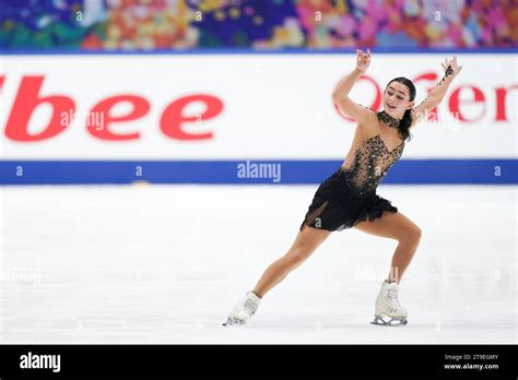 Ava Marie Ziegler of the United States performs in the women's free skating program during the ...