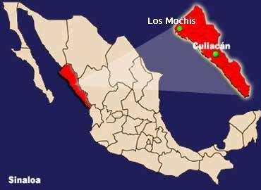 Los Mochis Mapa Mexico