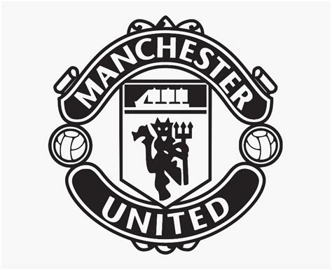 Man United Logo Png - Manchester United Logo Black And White ...