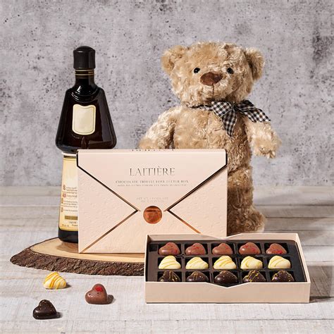 Love Letter Chocolate & Liquor Gift – Liquor gift baskets