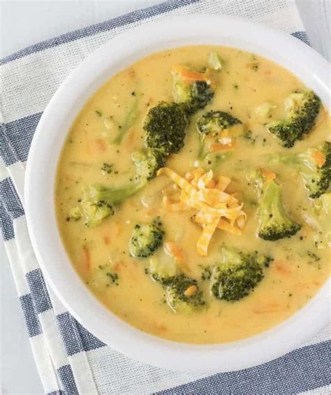 Easy Instant Pot Broccoli Cheese Soup - Margin Making Mom®