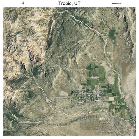 Aerial Photography Map of Tropic, UT Utah