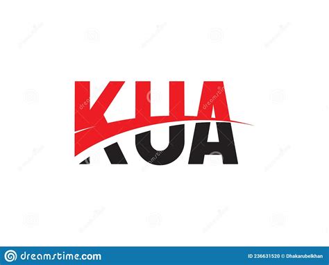 KUA Letter Initial Logo Design Stock Vector - Illustration of brand, mark: 236631520