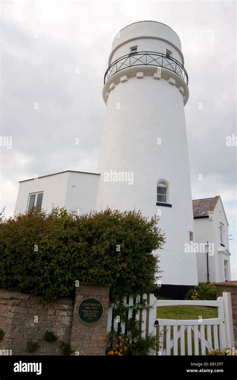 Old Hunstanton Lighthouse, Norfolk Stock Photo - Alamy