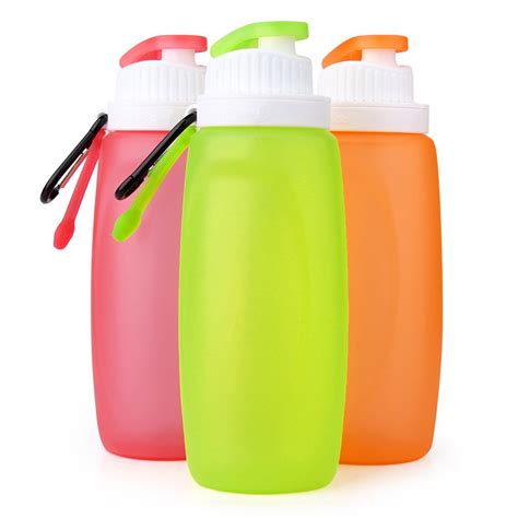 bpa free silicone collapsible water bottle wholesale|Collapsible water bottle