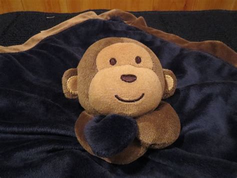 86 CARTER'S MONKEY BABY BLANKET