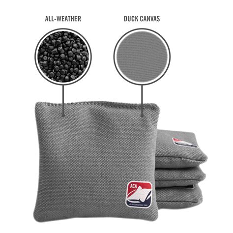 Black All Weather Cornhole Bags | Official ACA Cornhole Bags