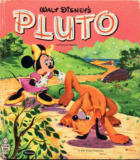 Walt Disney's PLUTO (Tell-A-Tale #2612) 1957 | rose-city-books | Pluto disney, Disney, Walt disney