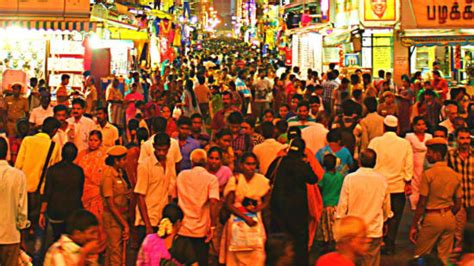 This is what Chennai's Ranganathan Street, the world’s busiest lane, looks like