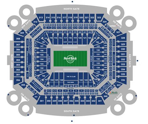 Texas Stadium Seating Chart