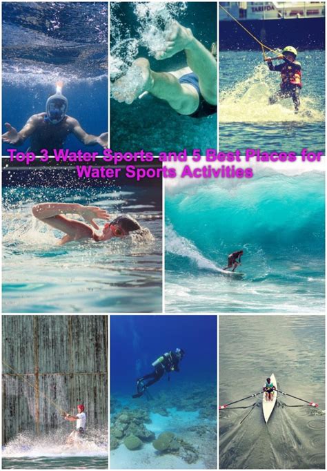 Top 3 Water Sports and 5 Best Places for Water Sports Activities