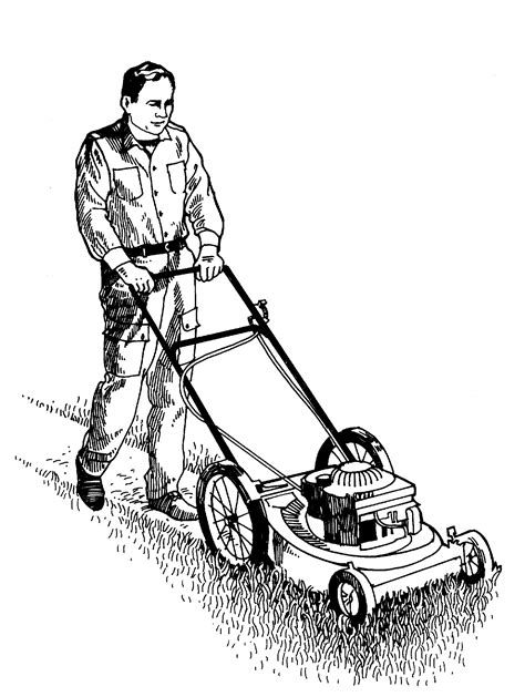 Lawn Mower Art - Cliparts.co