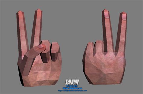 V Sign Hand Gesture - /po/ Archives