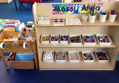 Creative area setup idea | Creative area eyfs, Art area eyfs, Creative area