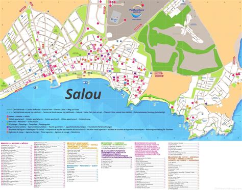 Mapas Salou 2023: Todos los mapas de interés