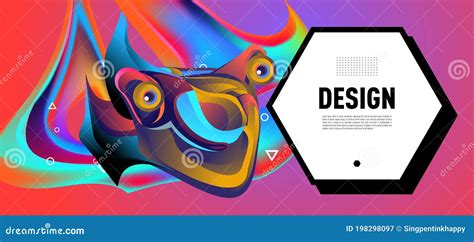 Colorful Abstract Banner Template with Dummy Text for Web Design ...