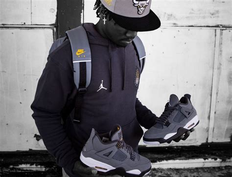 Cool Grey Air Jordan 4 Outfit Hat Match | SneakerFits.com