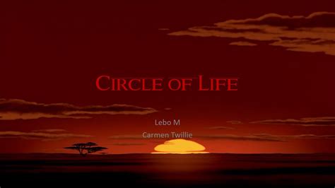 Circle of Life lyrics - YouTube