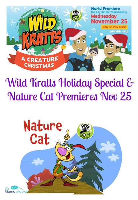 Wild Kratts Holiday Special & Nature Cat Premieres Nov 25