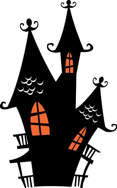 halloween spooky house clip art | Halloween Haunted Houses Clipart ...