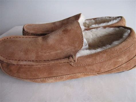 UGG Australia Men's Ascot Moccasin Slippers 5775 Chestnut size 10 #UGGAustralia # ...