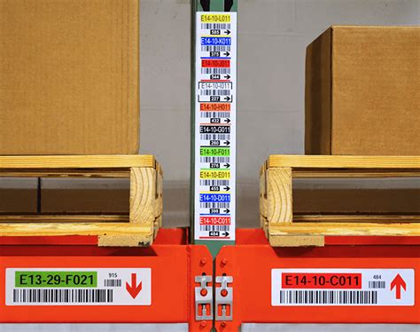 Warehouse Rack Label Template