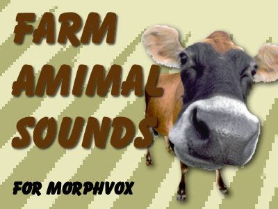 Voice Altering Software - Farm Animal Sounds for MorphVOX