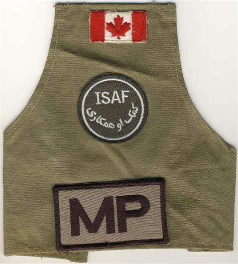 Another example of a brassard worn by Canadian MPs in Afghanistan.