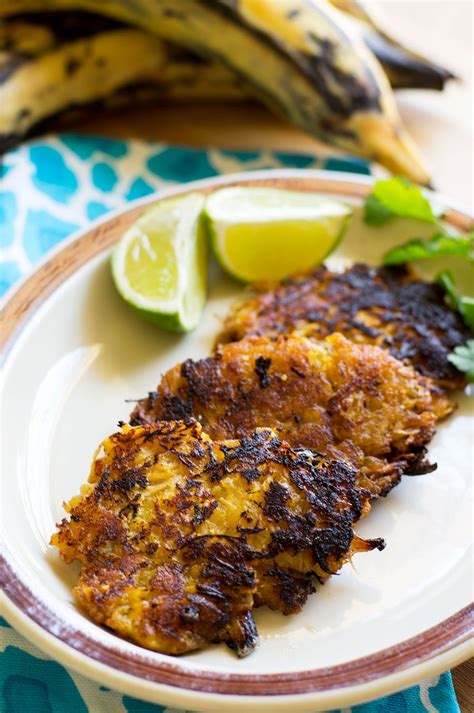 Garlic Lime Chicken Plantain Fritters (Paleo, AIP, Whole30) // TheCuriousCoconut.com | Plantain ...