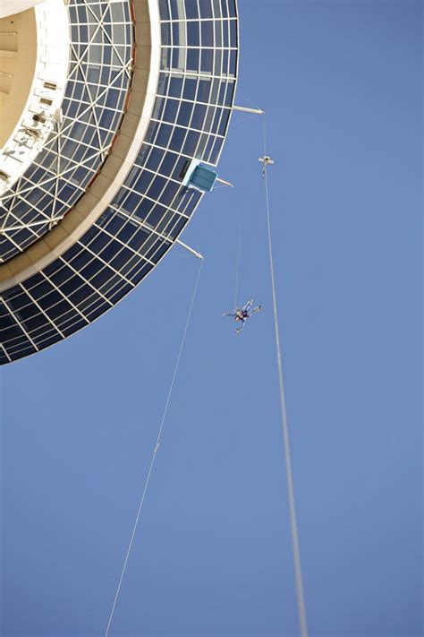 Jumping off the Stratosphere with Sky Jump Las Vegas. Las Vegas ...