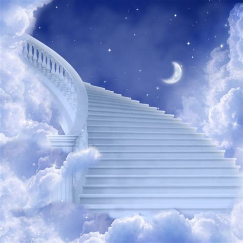 Paintings of stairways to heaven | Photography Backdrop - Stairway to Heaven | "Dreams of Heaven ...