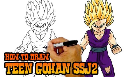 Teen Gohan Ssj2 Drawing