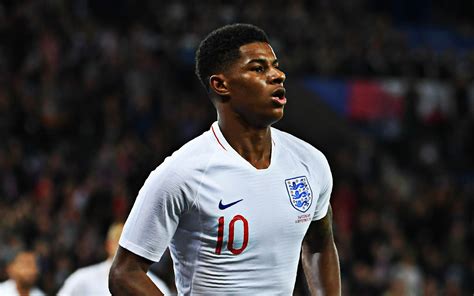 Download English Soccer Marcus Rashford Sports HD Wallpaper