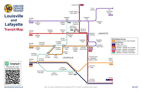 Louisville Transit Map - Greater Denver Transit