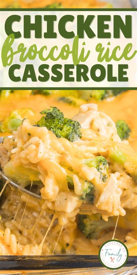 This family favorite cheesy Chicken Broccoli Rice Casserole is a simple ...