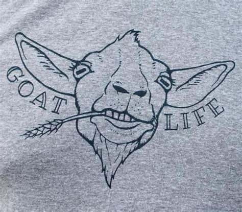 Unisex Goat TShirt. Goat Life Shirt. Funny Hipster Apparel. | Etsy | Goat shirts, Goat tshirt, Goats