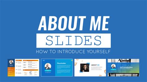 About Me Slides: How to Introduce Yourself in a Presentation