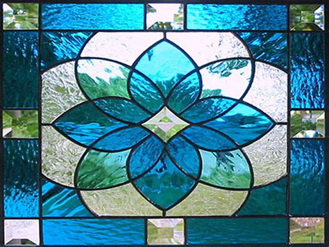 Art Deco Stained Glass Panels