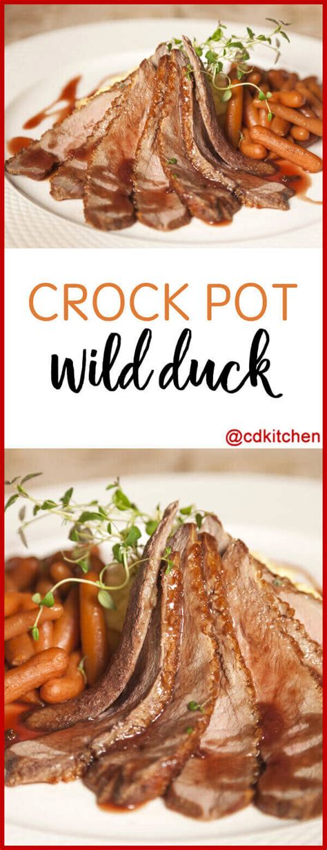 Crock Pot Wild Duck Recipe from CDKitchen.com