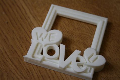 WE LOVE U - Picture Frame by G3DPRINTING - Thingiverse | 3d printing ...