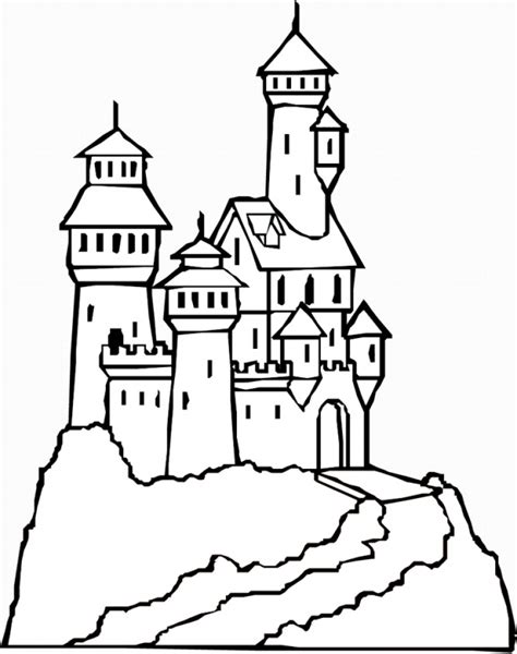 Castle Drawing Easy at GetDrawings | Free download