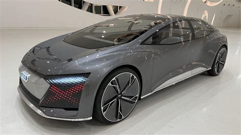 This Audi Aicon concept car has no steering wheel or pedals