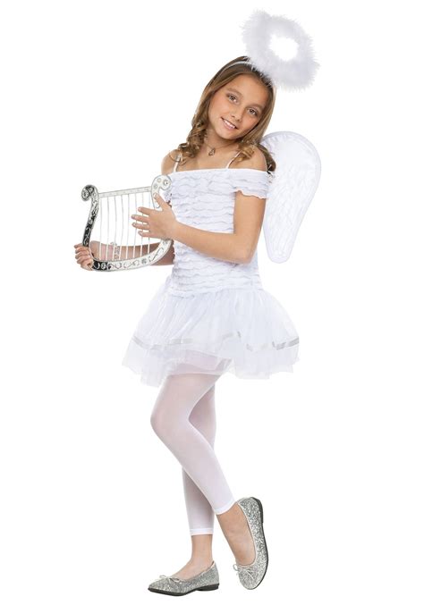 Girls Little Angel Costume