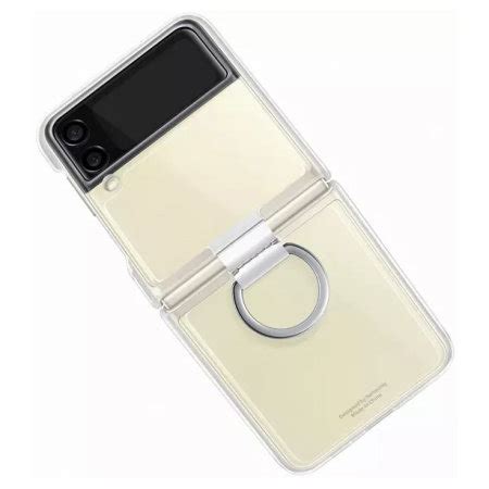 Official Samsung Galaxy Z Flip 3 Ring Case - Transparent