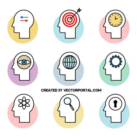 Idea and innovation icons.ai Royalty Free Stock SVG Vector and Clip Art