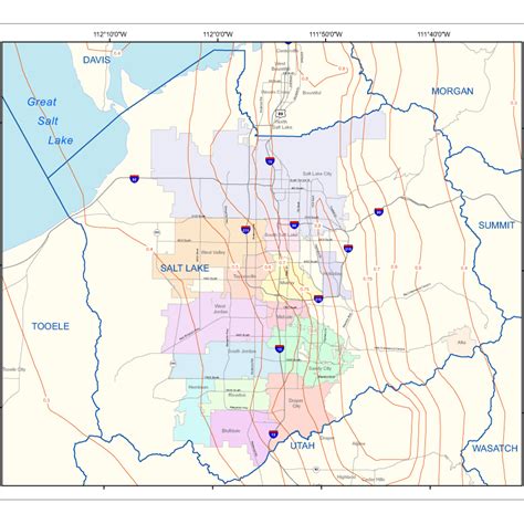 Salt Lake County Map Of Cities - Maping Resources